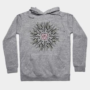 D20 Sword Pattern Hoodie